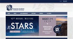 Desktop Screenshot of estheticacademy.org